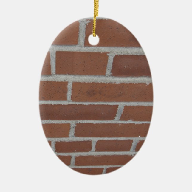 Ornement En Céramique Wall of Bricks Ornament (Devant)