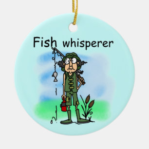 Ornement En Céramique Whisperer de poissons