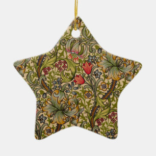 Ornement En Céramique William Morris Golden Lily
