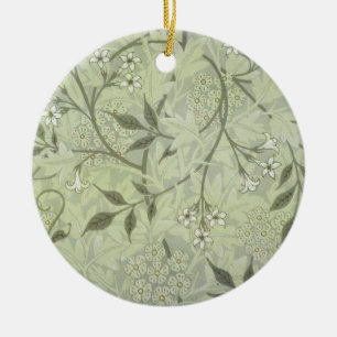 Ornement En Céramique William Morris Jasmine Botanique Antique Vintage