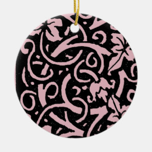 Ornement En Céramique William Morris Motif de la feuille de vigne