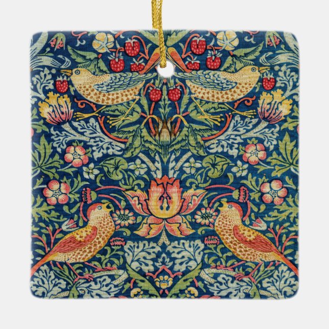 Ornement En Céramique William Morris - Thief aux fraises (Devant)