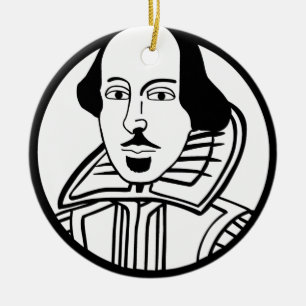 Ornement En Céramique William Shakespeare