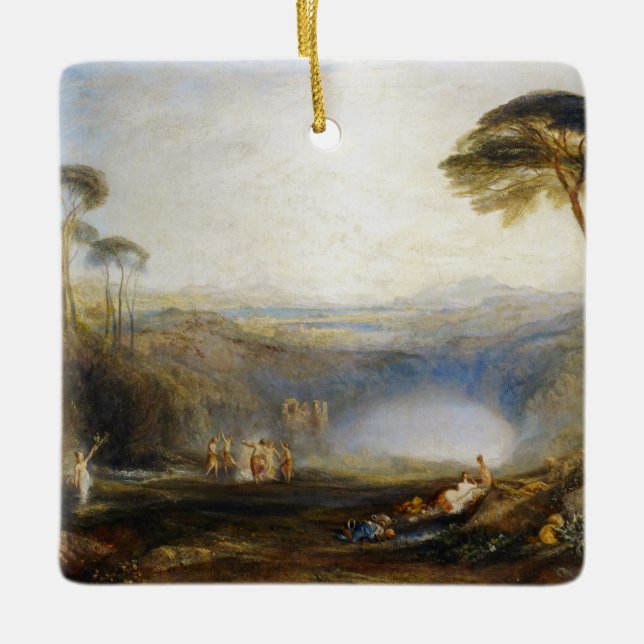 Ornement En Céramique William Turner - La toux d'or (Devant)