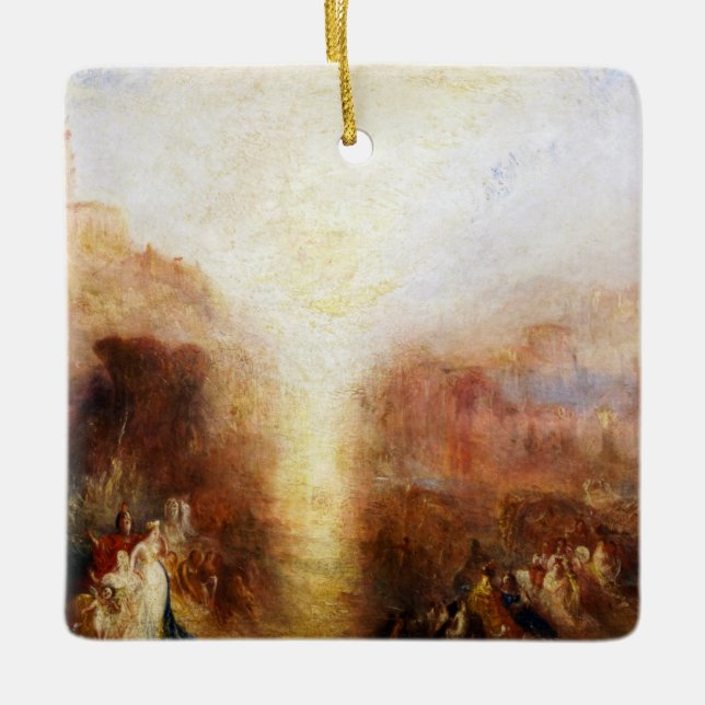 Ornement En Céramique William Turner - La visite du tombeau (Devant)