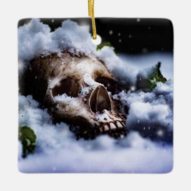 Ornement En Céramique Winter Life IV (Devant)