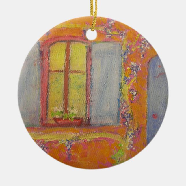 Ornement En Céramique Wisteria Cottage provence (Devant)