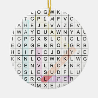 Ornement En Céramique Word Search