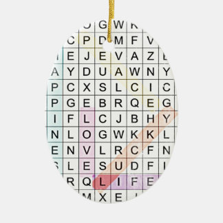 Ornement En Céramique Word Search