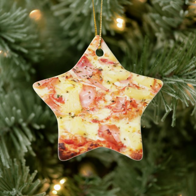 ORNEMENT EN CÉRAMIQUE XMAS PIZZA (Arbre)