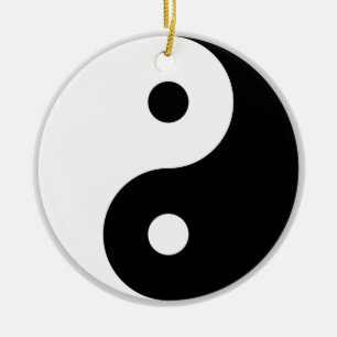 Ornement En Céramique Yin et Yang