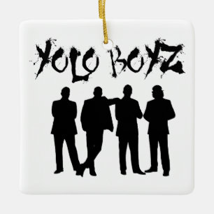 ORNEMENT EN CÉRAMIQUE YOLO BOYZ