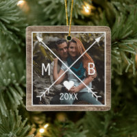 Your Rustic Elegant Monogrammed Love Heart Arrows