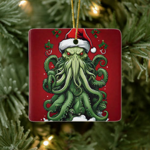Ornement En Céramique Yuletide de Cthulhu : Noël terrifiant