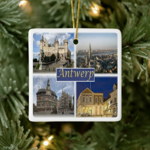 Ornement En Céramique zBE008 ANTWERP Belgique,