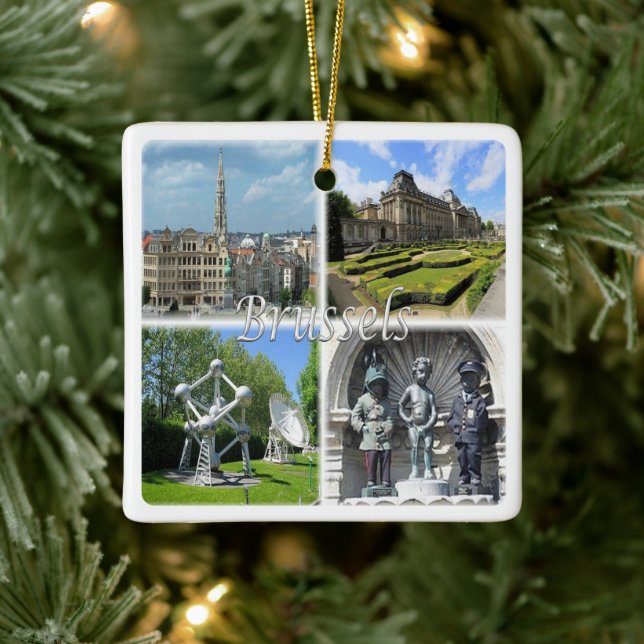 Ornement En Céramique zBE009 BRUXELLES Bruxelles Belgique, (Arbre)