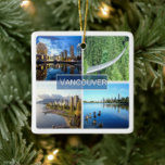 Ornement En Céramique zCA008 VANCOUVER mosaïque, Canada, Amérique,<br><div class="desc">Vous y trouverez le souvenir de vos vacances. Cette catégorie contient l'ornement en céramique de nombreux endroits au Canada. (zCA008 VANCOUVER mosaïque, Canada, Amérique, ornement céramique). Amaze amis et parents avec les souvenirs uniques de votre voyage. Essaie-nous ! #LeoPepeDesign - vancouver - baie anglaise, plage de capilano - parc stanley,...</div>