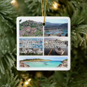 Ornement En Céramique zES163 PALMA Mallorca Deia Soller.