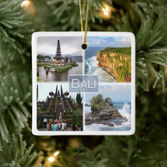 Ornement En Céramique zID006 BALI, Indonésie, Asie, (Arbre)