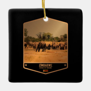 Ornement En Céramique Zimbabwe