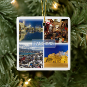 Ornement En Céramique zMA012 TANGER, Mosaïque, Maroc, Afrique,