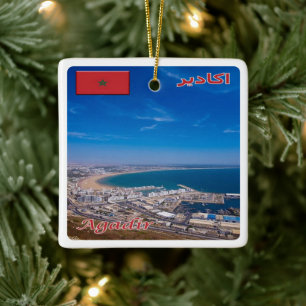 Ornement En Céramique zMA026 AGADIR, Maroc, Afrique,