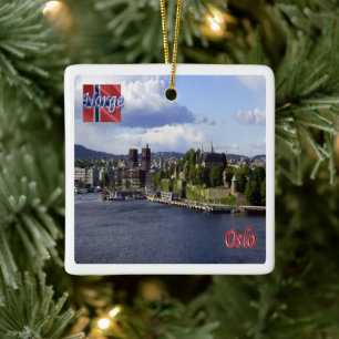 Ornement En Céramique zNO004 OSLO, Norvège, Europe,