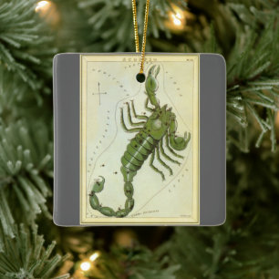 Ornement En Céramique Zodiaque Vintage, Constellation Astrologique Scorp
