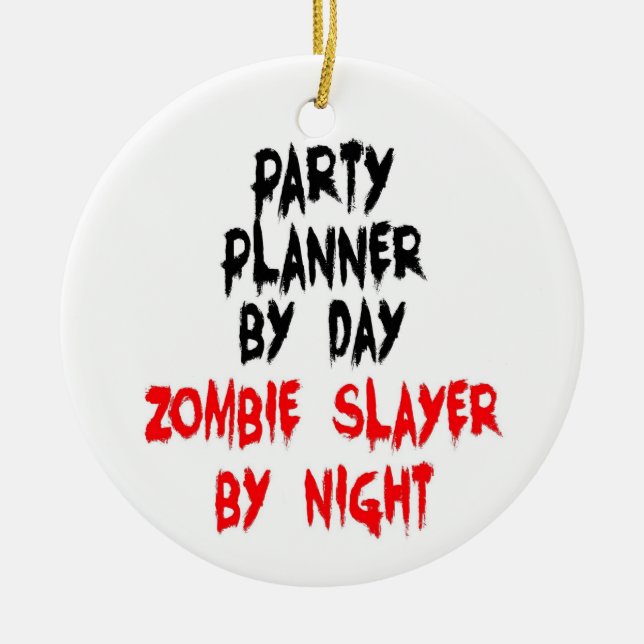 Ornement En Céramique Zombie Slayer (Devant)
