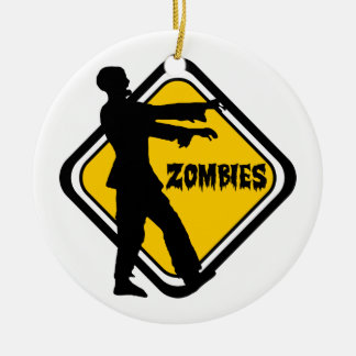 Ornement En Céramique Zombis de précaution