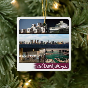 Ornement En Céramique zQA010 mosaïque de DOHA, Qatar, Asie,