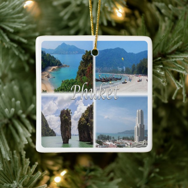 Ornement En Céramique zTH004 PHUKET, Thaïlande, Asie, (Arbre)