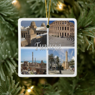 Ornement En Céramique zTN018 TUNISIE, Mosaïque, Afrique,