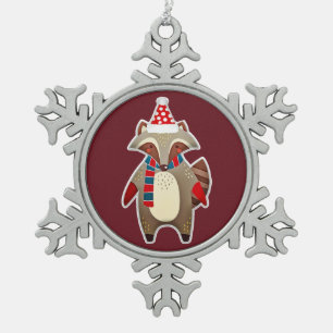 ornement en étain de noël