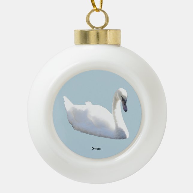 Ornement en forme de cygne (Devant)