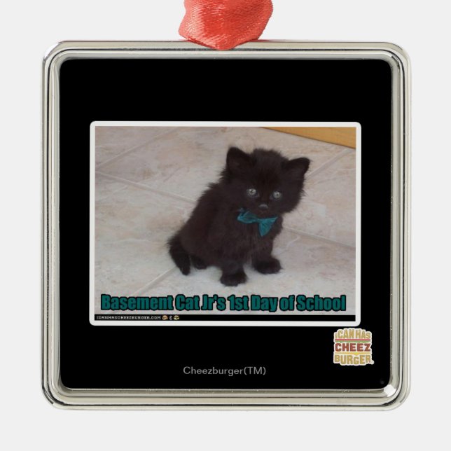 Ornement En Métal 1er jour de l'école (Devant)