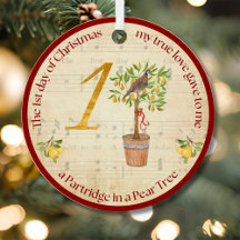 1st Day of Christmas Partridge in a Pear Tree
