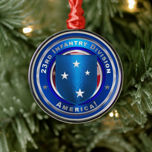 Ornement En Métal 23e division d'infanterie Noël (Arbre)