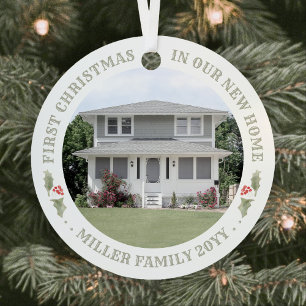 Ornement En Métal 2 Photo Aquarelle Holly Nouveau Accueil Premier No