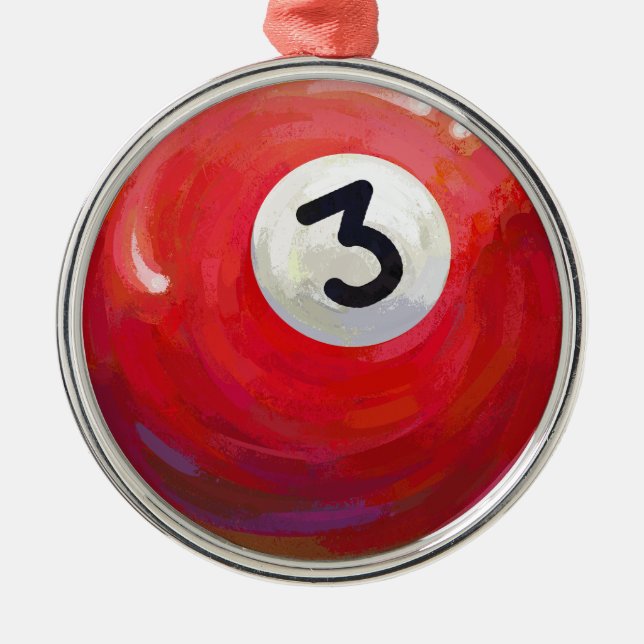 Ornement En Métal 3 Balle (Devant)
