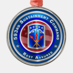 Ornement En Métal 593e Commandement du développement durable