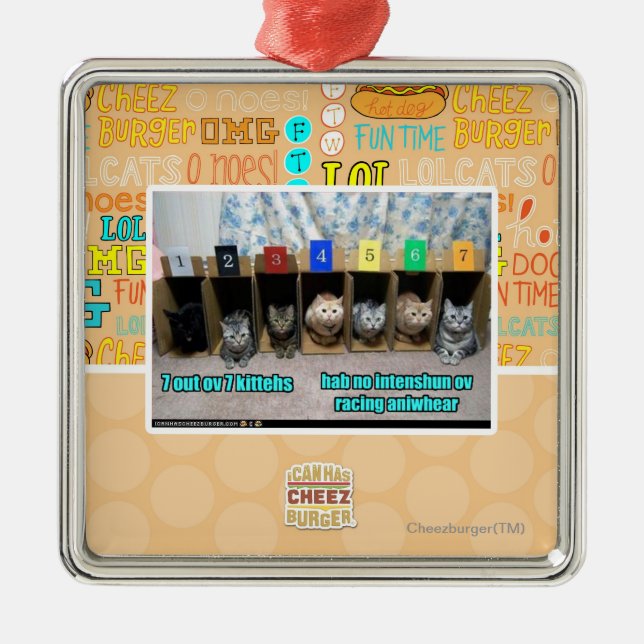 Ornement En Métal 7 kittehs d'OV 7 (Devant)