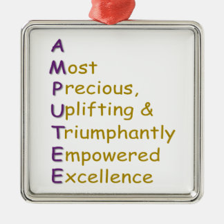 ORNEMENT EN MÉTAL A.M.P.U.T.E.E.