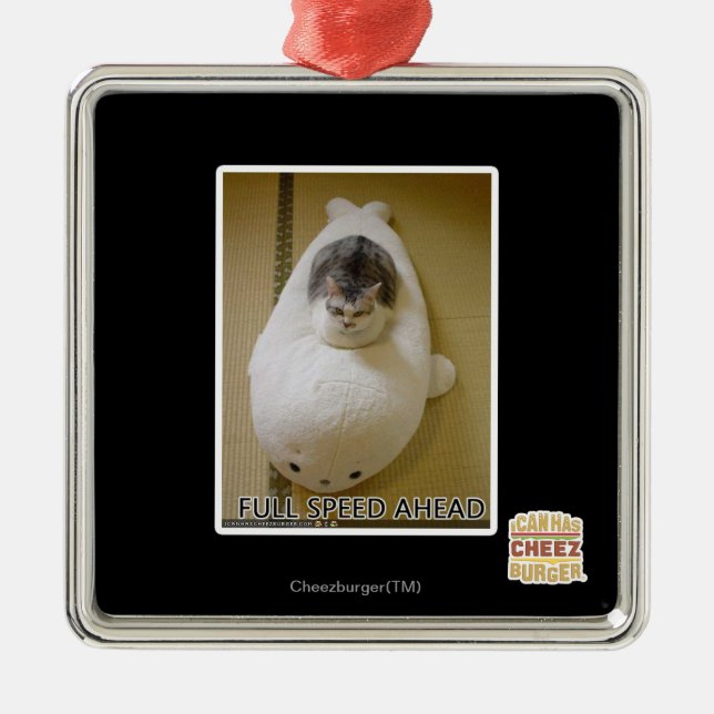 Ornement En Métal À toute vitesse en avant (Devant)