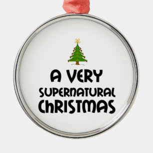 ORNEMENT EN MÉTAL A VERY SUPERNATURAL CHRISTMAS