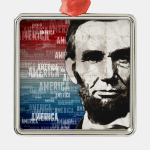 Ornement En Métal Abraham Lincoln