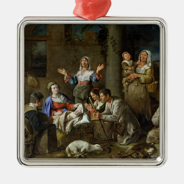 Ornement En Métal Adoration des bergers, c.1659 (Devant)