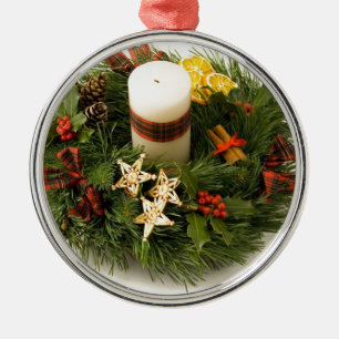 Ornement En Métal Advent wreath