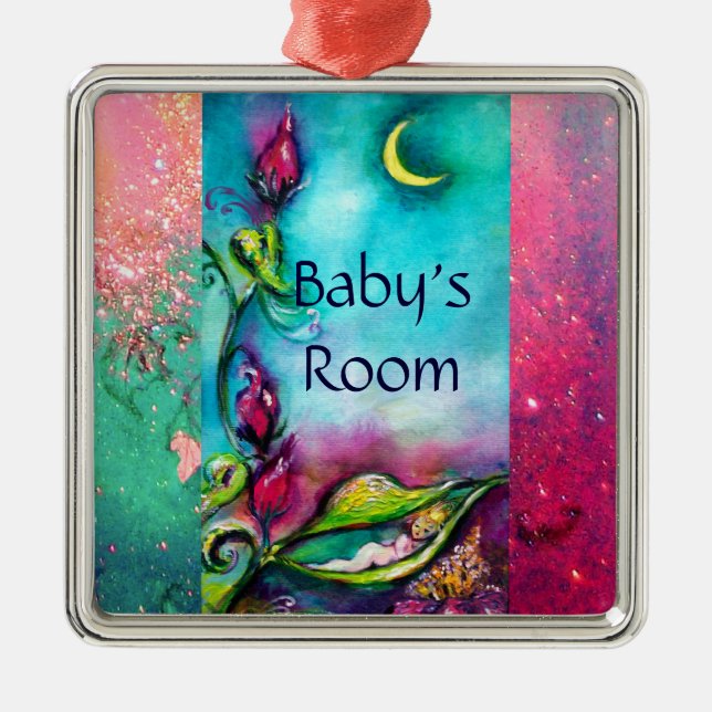 ORNEMENT EN MÉTAL AFFICHETTE DE PORTE THUMBELINA (Devant)