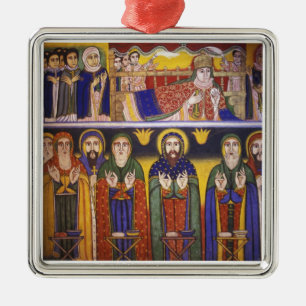 Ornement En Métal Afrique, Éthiopie. Oeuvre représentant des apôt